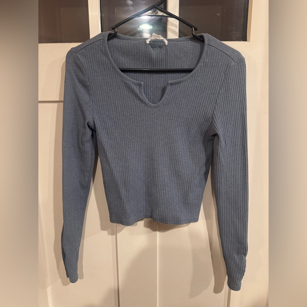 O'Neill Slate Long Sleeve Ribbed Top